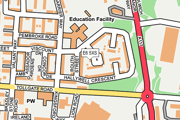 E6 5XS map - OS OpenMap – Local (Ordnance Survey) E6 5XS map - OS OpenMap – Local (Ordnance Survey)