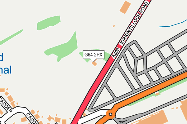 G64 2PX map - OS OpenMap – Local (Ordnance Survey) G64 2PX map - OS OpenMap – Local (Ordnance Survey)