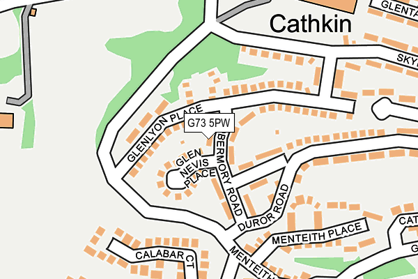 G73 5PW map - OS OpenMap – Local (Ordnance Survey) G73 5PW map - OS OpenMap – Local (Ordnance Survey)