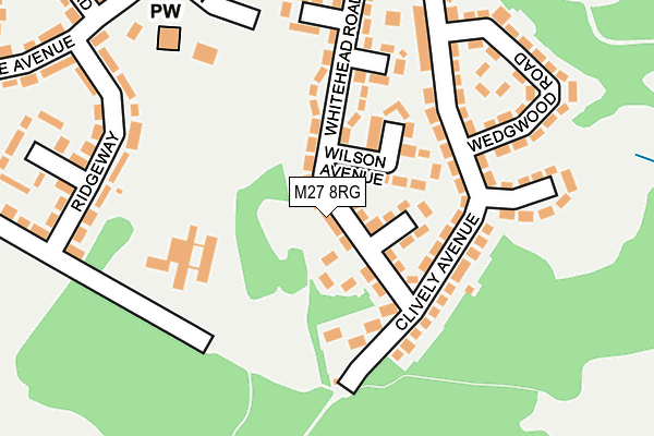 M27 8RG map - OS OpenMap – Local (Ordnance Survey) M27 8RG map - OS OpenMap – Local (Ordnance Survey)