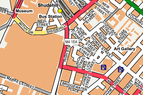 M4 1EA map - OS OpenMap – Local (Ordnance Survey) M4 1EA map - OS OpenMap – Local (Ordnance Survey)