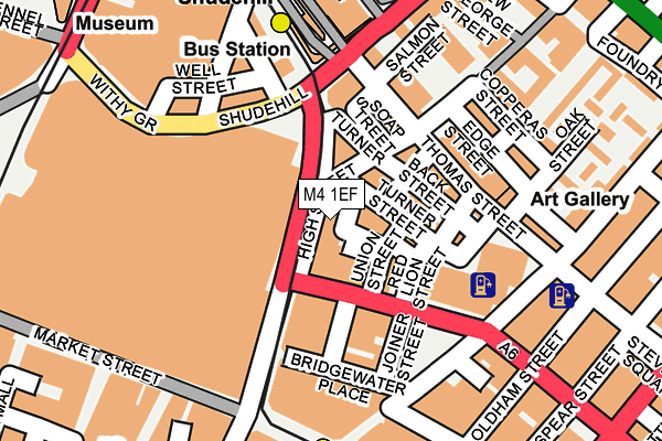 M4 1EF map - OS OpenMap – Local (Ordnance Survey) M4 1EF map - OS OpenMap – Local (Ordnance Survey)
