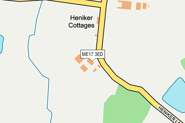 ME17 3ED map - OS OpenMap – Local (Ordnance Survey) ME17 3ED map - OS OpenMap – Local (Ordnance Survey)
