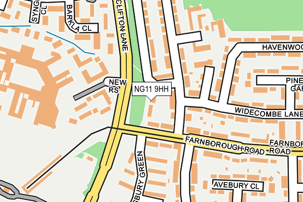 NG11 9HH map - OS OpenMap – Local (Ordnance Survey) NG11 9HH map - OS OpenMap – Local (Ordnance Survey)