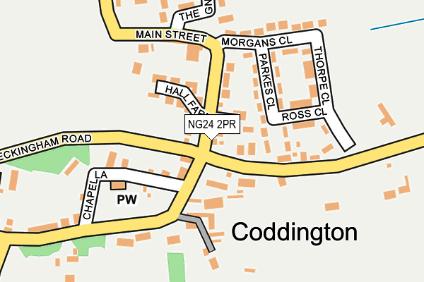 NG24 2PR map - OS OpenMap – Local (Ordnance Survey) NG24 2PR map - OS OpenMap – Local (Ordnance Survey)