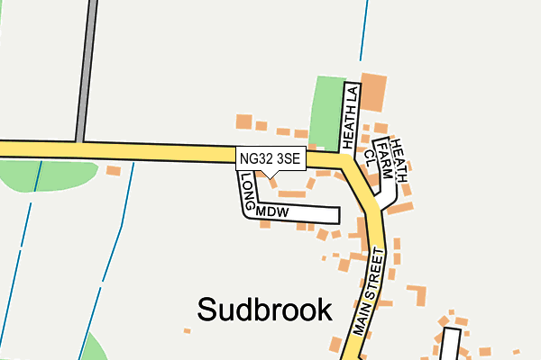 NG32 3SE map - OS OpenMap – Local (Ordnance Survey) NG32 3SE map - OS OpenMap – Local (Ordnance Survey)
