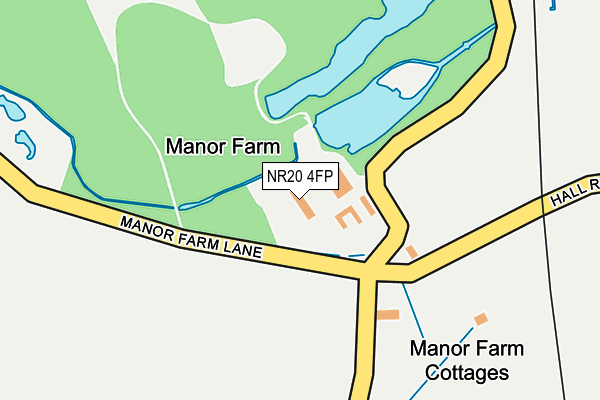 NR20 4FP map - OS OpenMap – Local (Ordnance Survey) NR20 4FP map - OS OpenMap – Local (Ordnance Survey)