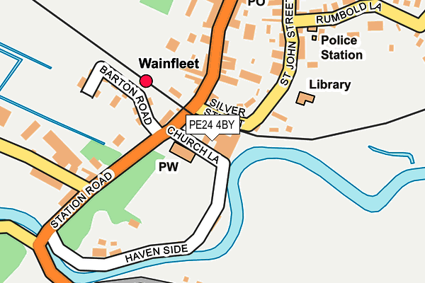 PE24 4BY map - OS OpenMap – Local (Ordnance Survey) PE24 4BY map - OS OpenMap – Local (Ordnance Survey)