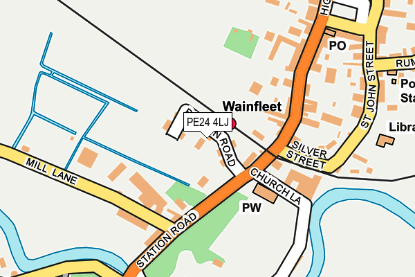 PE24 4LJ map - OS OpenMap – Local (Ordnance Survey) PE24 4LJ map - OS OpenMap – Local (Ordnance Survey)