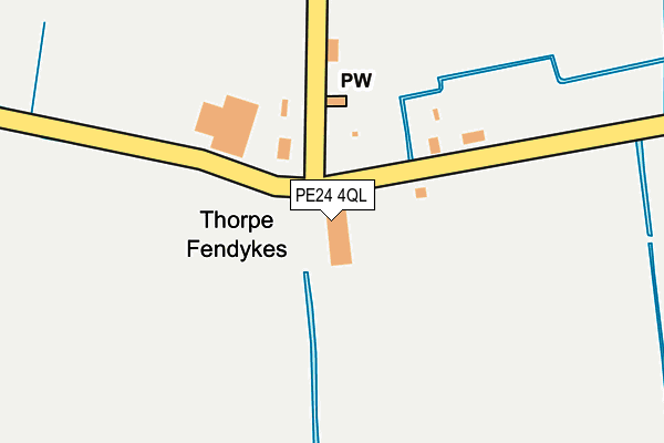 PE24 4QL map - OS OpenMap – Local (Ordnance Survey) PE24 4QL map - OS OpenMap – Local (Ordnance Survey)