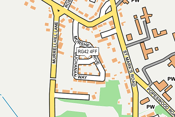 RG42 4FF map - OS OpenMap – Local (Ordnance Survey) RG42 4FF map - OS OpenMap – Local (Ordnance Survey)