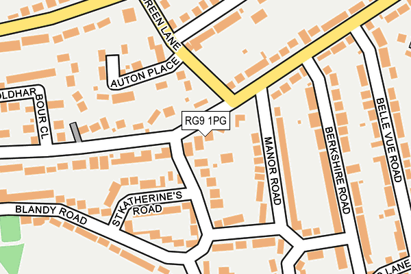 RG9 1PG map - OS OpenMap – Local (Ordnance Survey) RG9 1PG map - OS OpenMap – Local (Ordnance Survey)