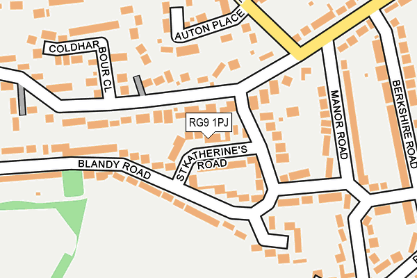 RG9 1PJ map - OS OpenMap – Local (Ordnance Survey) RG9 1PJ map - OS OpenMap – Local (Ordnance Survey)