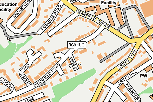 RG9 1UG map - OS OpenMap – Local (Ordnance Survey) RG9 1UG map - OS OpenMap – Local (Ordnance Survey)