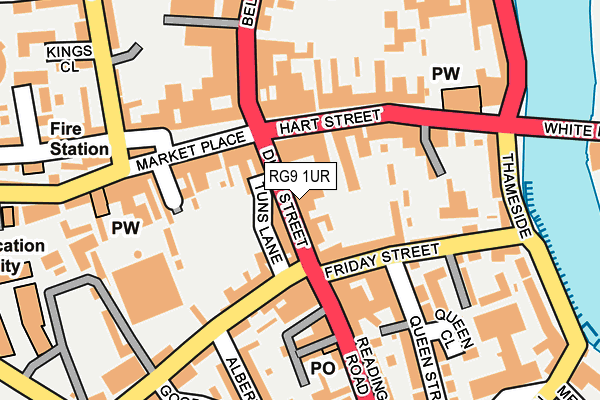 RG9 1UR map - OS OpenMap – Local (Ordnance Survey) RG9 1UR map - OS OpenMap – Local (Ordnance Survey)