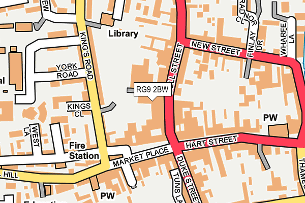 RG9 2BW map - OS OpenMap – Local (Ordnance Survey) RG9 2BW map - OS OpenMap – Local (Ordnance Survey)