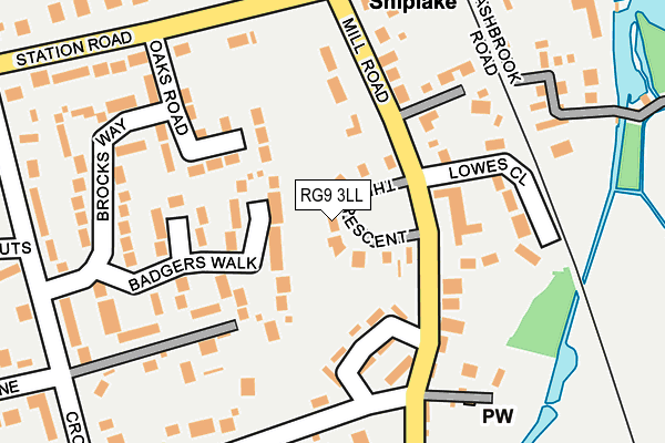 RG9 3LL map - OS OpenMap – Local (Ordnance Survey) RG9 3LL map - OS OpenMap – Local (Ordnance Survey)