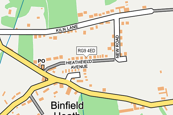 RG9 4ED map - OS OpenMap – Local (Ordnance Survey) RG9 4ED map - OS OpenMap – Local (Ordnance Survey)
