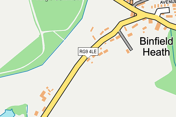 RG9 4LE map - OS OpenMap – Local (Ordnance Survey) RG9 4LE map - OS OpenMap – Local (Ordnance Survey)