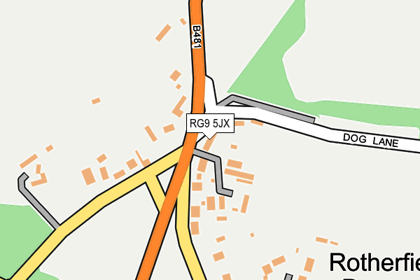 RG9 5JX map - OS OpenMap – Local (Ordnance Survey) RG9 5JX map - OS OpenMap – Local (Ordnance Survey)