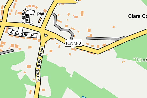 RG9 5PD map - OS OpenMap – Local (Ordnance Survey) RG9 5PD map - OS OpenMap – Local (Ordnance Survey)
