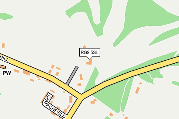RG9 5SL map - OS OpenMap – Local (Ordnance Survey) RG9 5SL map - OS OpenMap – Local (Ordnance Survey)