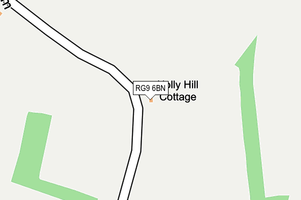 RG9 6BN map - OS OpenMap – Local (Ordnance Survey) RG9 6BN map - OS OpenMap – Local (Ordnance Survey)