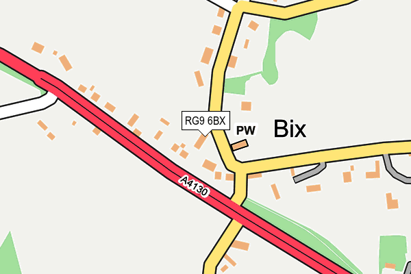 RG9 6BX map - OS OpenMap – Local (Ordnance Survey) RG9 6BX map - OS OpenMap – Local (Ordnance Survey)