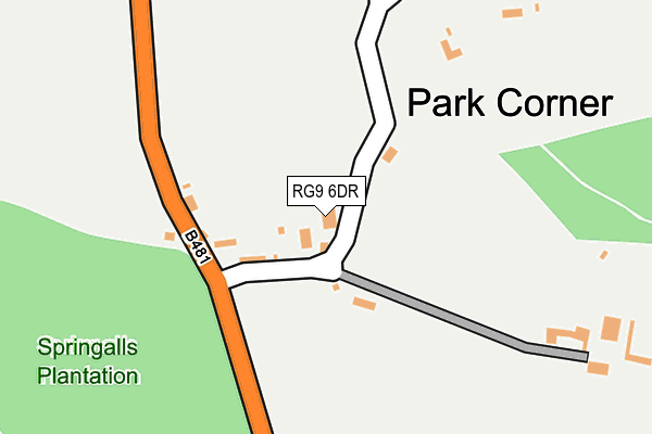 RG9 6DR map - OS OpenMap – Local (Ordnance Survey) RG9 6DR map - OS OpenMap – Local (Ordnance Survey)