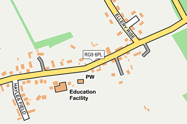 RG9 6PL map - OS OpenMap – Local (Ordnance Survey) RG9 6PL map - OS OpenMap – Local (Ordnance Survey)