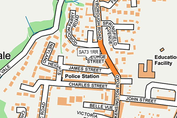 SA73 1RR map - OS OpenMap – Local (Ordnance Survey) SA73 1RR map - OS OpenMap – Local (Ordnance Survey)