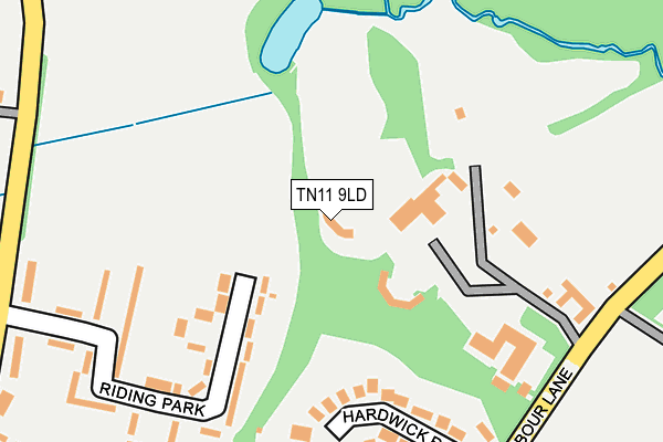 TN11 9LD map - OS OpenMap – Local (Ordnance Survey) TN11 9LD map - OS OpenMap – Local (Ordnance Survey)