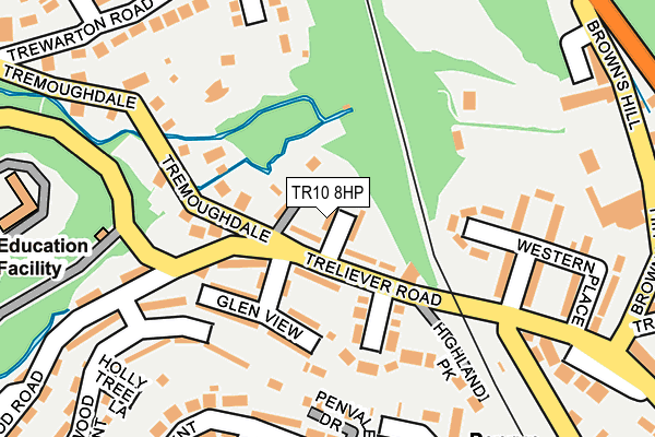 TR10 8HP map - OS OpenMap – Local (Ordnance Survey) TR10 8HP map - OS OpenMap – Local (Ordnance Survey)