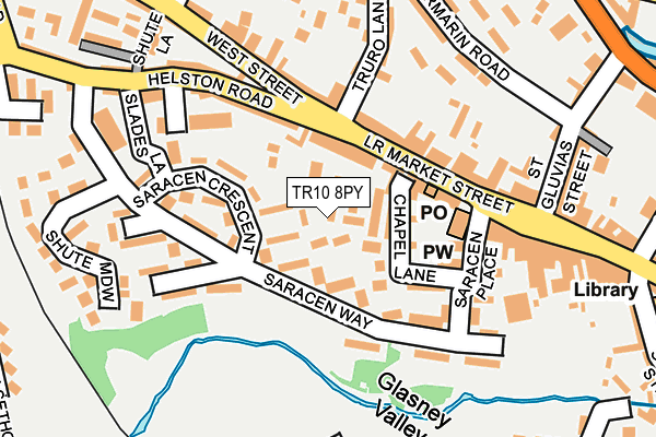 TR10 8PY map - OS OpenMap – Local (Ordnance Survey) TR10 8PY map - OS OpenMap – Local (Ordnance Survey)