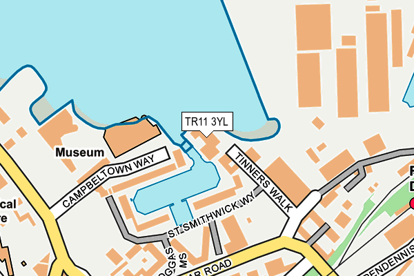 TR11 3YL map - OS OpenMap – Local (Ordnance Survey) TR11 3YL map - OS OpenMap – Local (Ordnance Survey)