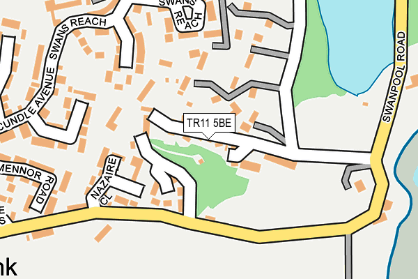 TR11 5BE map - OS OpenMap – Local (Ordnance Survey) TR11 5BE map - OS OpenMap – Local (Ordnance Survey)