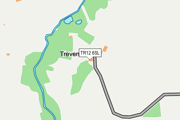 TR12 6SL map - OS OpenMap – Local (Ordnance Survey) TR12 6SL map - OS OpenMap – Local (Ordnance Survey)