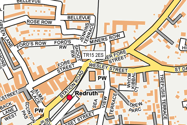 TR15 2ES map - OS OpenMap – Local (Ordnance Survey) TR15 2ES map - OS OpenMap – Local (Ordnance Survey)