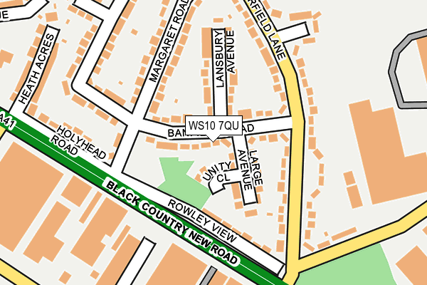 WS10 7QU map - OS OpenMap – Local (Ordnance Survey) WS10 7QU map - OS OpenMap – Local (Ordnance Survey)