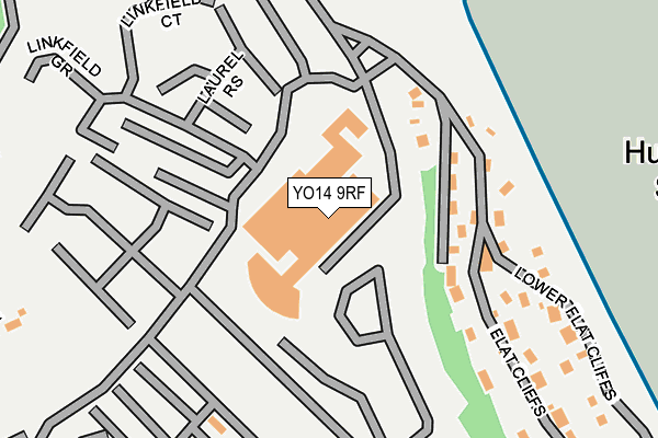 YO14 9RF map - OS OpenMap – Local (Ordnance Survey) YO14 9RF map - OS OpenMap – Local (Ordnance Survey)