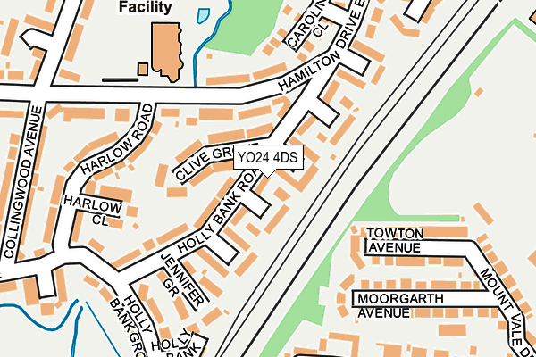 YO24 4DS map - OS OpenMap – Local (Ordnance Survey) YO24 4DS map - OS OpenMap – Local (Ordnance Survey)