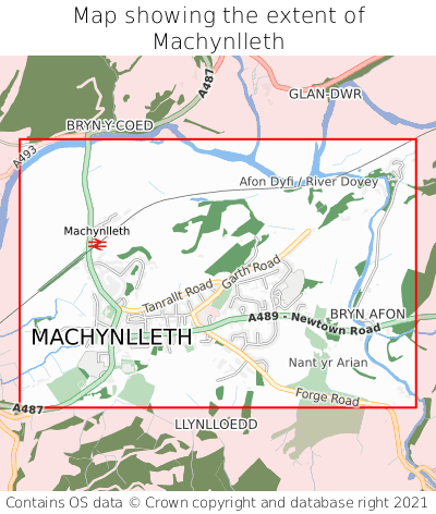 Where is Machynlleth? Machynlleth on a map