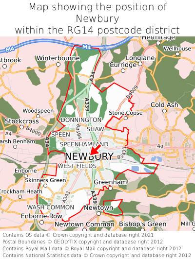 Newbury Map Position In Rg14 000001 