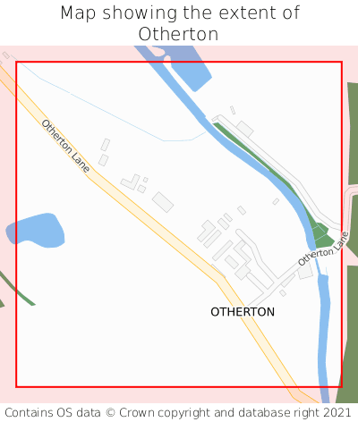 Map showing extent of Otherton as bounding box