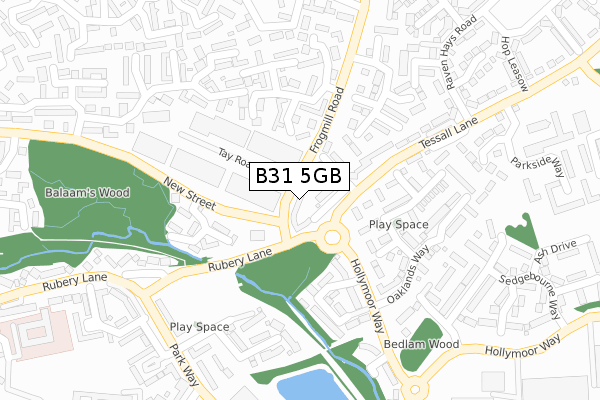 B31 5GB map - large scale - OS Open Zoomstack (Ordnance Survey)