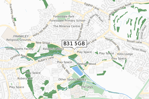 B31 5GB map - small scale - OS Open Zoomstack (Ordnance Survey)