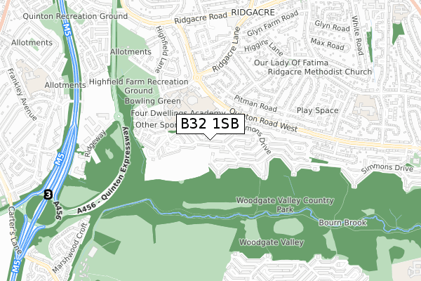 B32 1SB map - small scale - OS Open Zoomstack (Ordnance Survey)