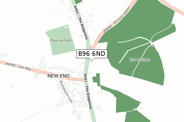 B96 6ND map - large scale - OS Open Zoomstack (Ordnance Survey)