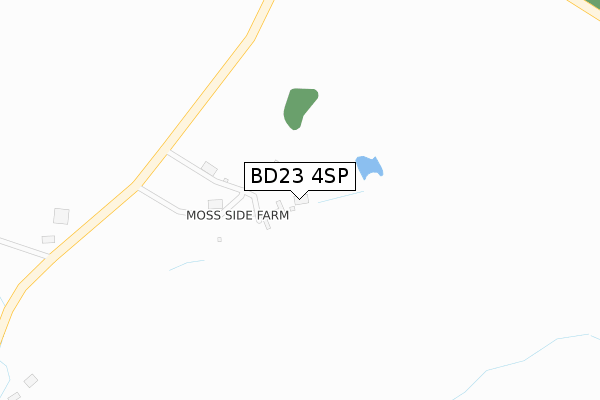 BD23 4SP map - large scale - OS Open Zoomstack (Ordnance Survey)