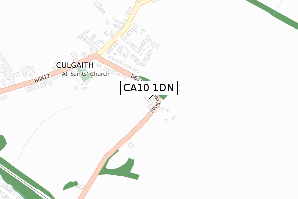 CA10 1DN map - large scale - OS Open Zoomstack (Ordnance Survey)